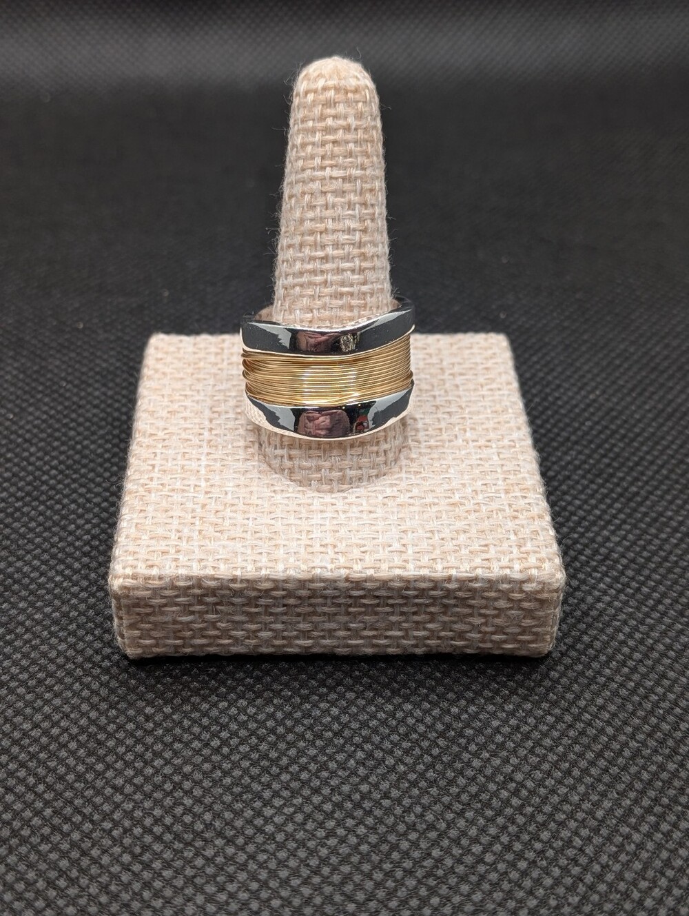 Two Tone Minimalist Ring